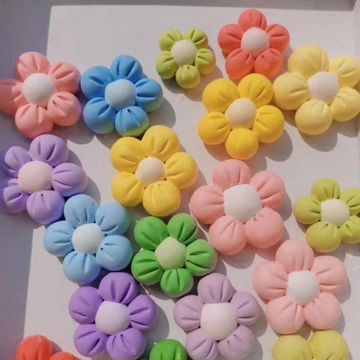 Keychain Foam Clay Series Flowers