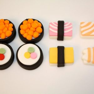 Keychain Foam Clay Series Sushi